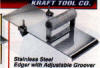 Stainless Steel Edger w/Adjustable Groover